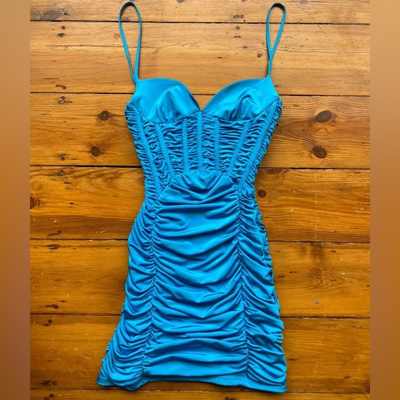 Corset-Style Mini Dress - Picture 10 of 12